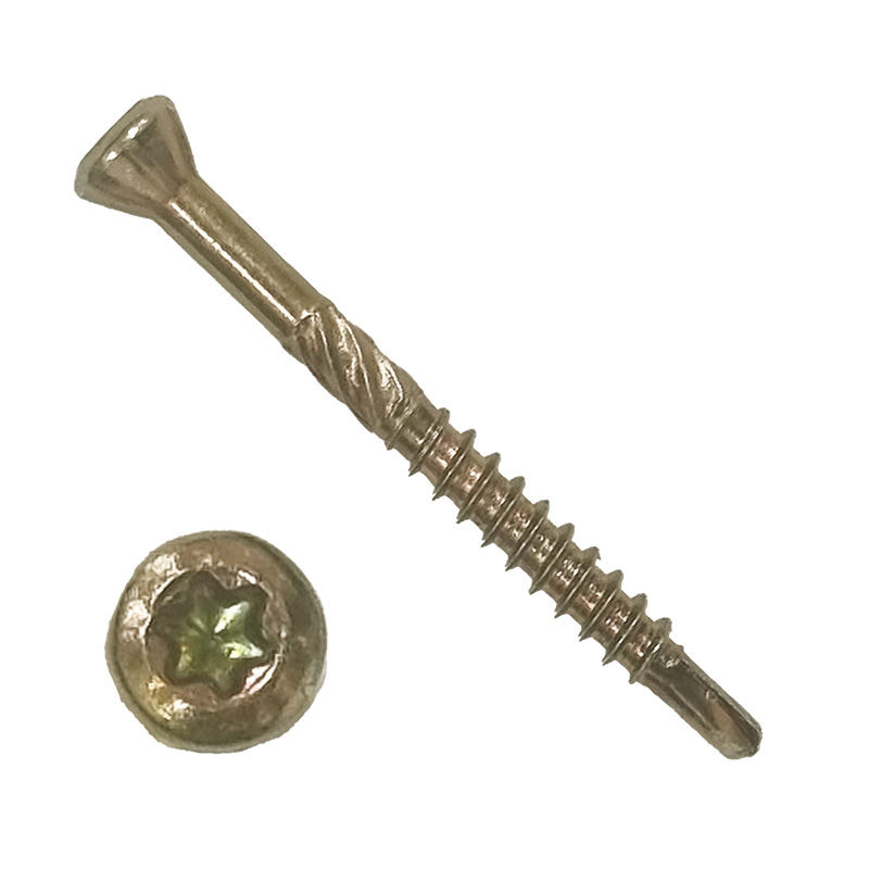 Floorboard Screws TX Flat Countersunk Yellow
